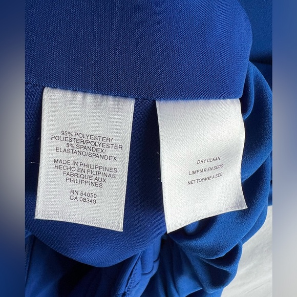 Jones New York Ruched Rosette Detail Dress Size 4 - Picture 5 of 8